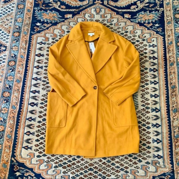 mustard coat size 24